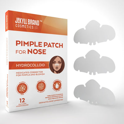 Nose Pore Patch for Pimples, Blemishes & Acne – Hydrocolloid Spot Treatment for Clear, Smooth Skin
