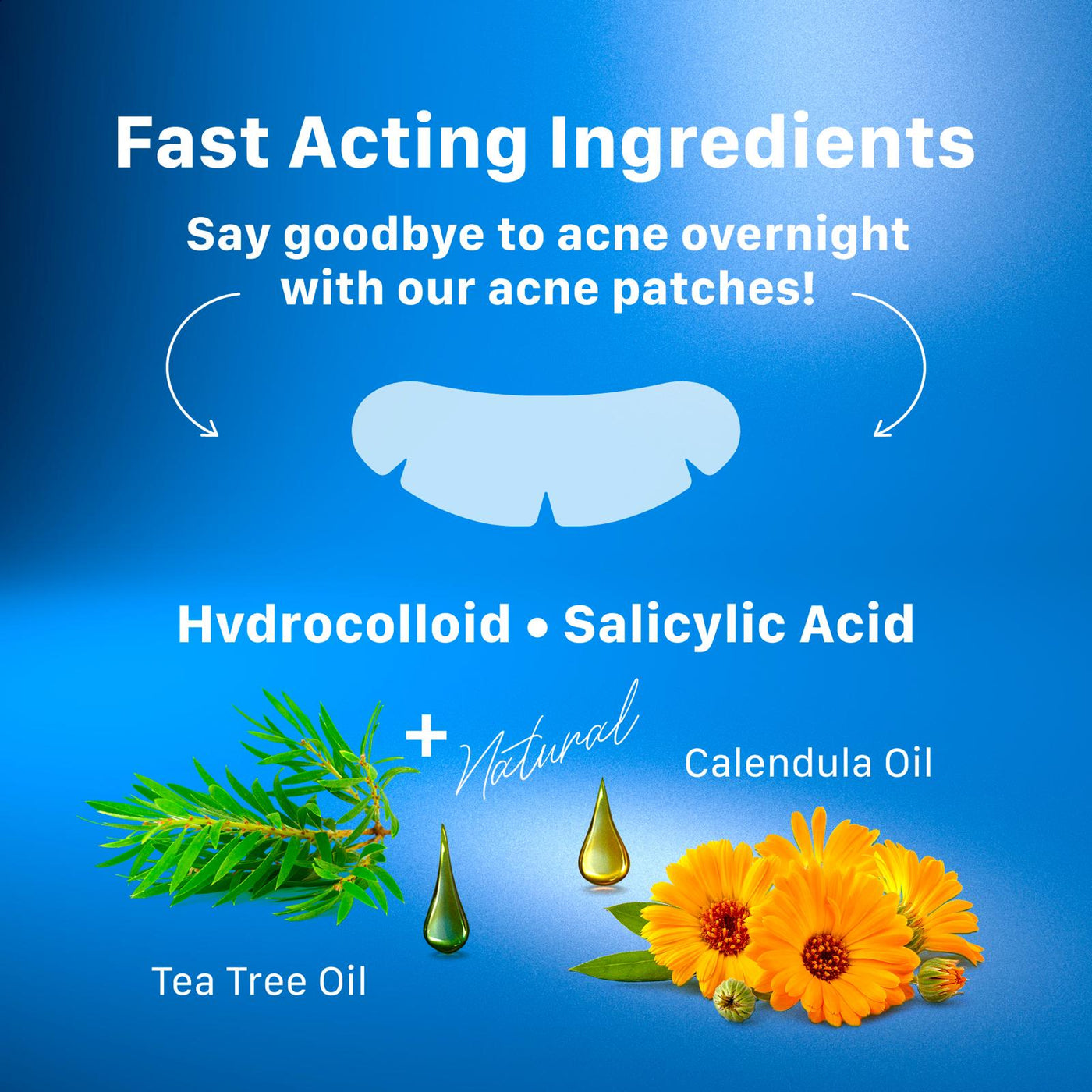 Chin Acne Patch for Pimples & Blemishes – Hydrocolloid Acne Spot Treatment for Jawline, Chin, and Lower Face