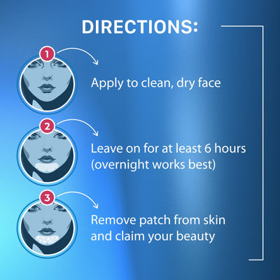 Chin Acne Patch for Pimples & Blemishes – Hydrocolloid Acne Spot Treatment for Jawline, Chin, and Lower Face