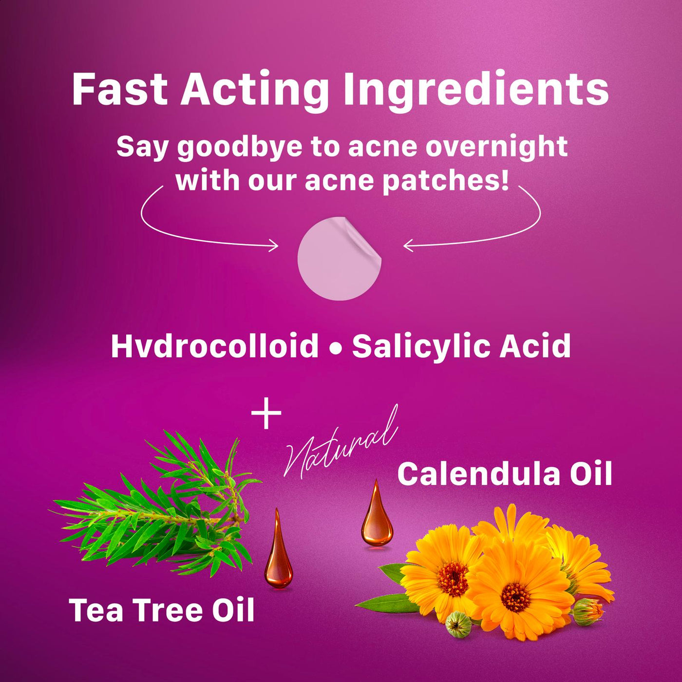 Pimple Patches for Acne & Blemishes – Hydrocolloid Spot Treatment for Pimples, Breakouts, Sensitive Skin, Full-Face & Overnight Healing