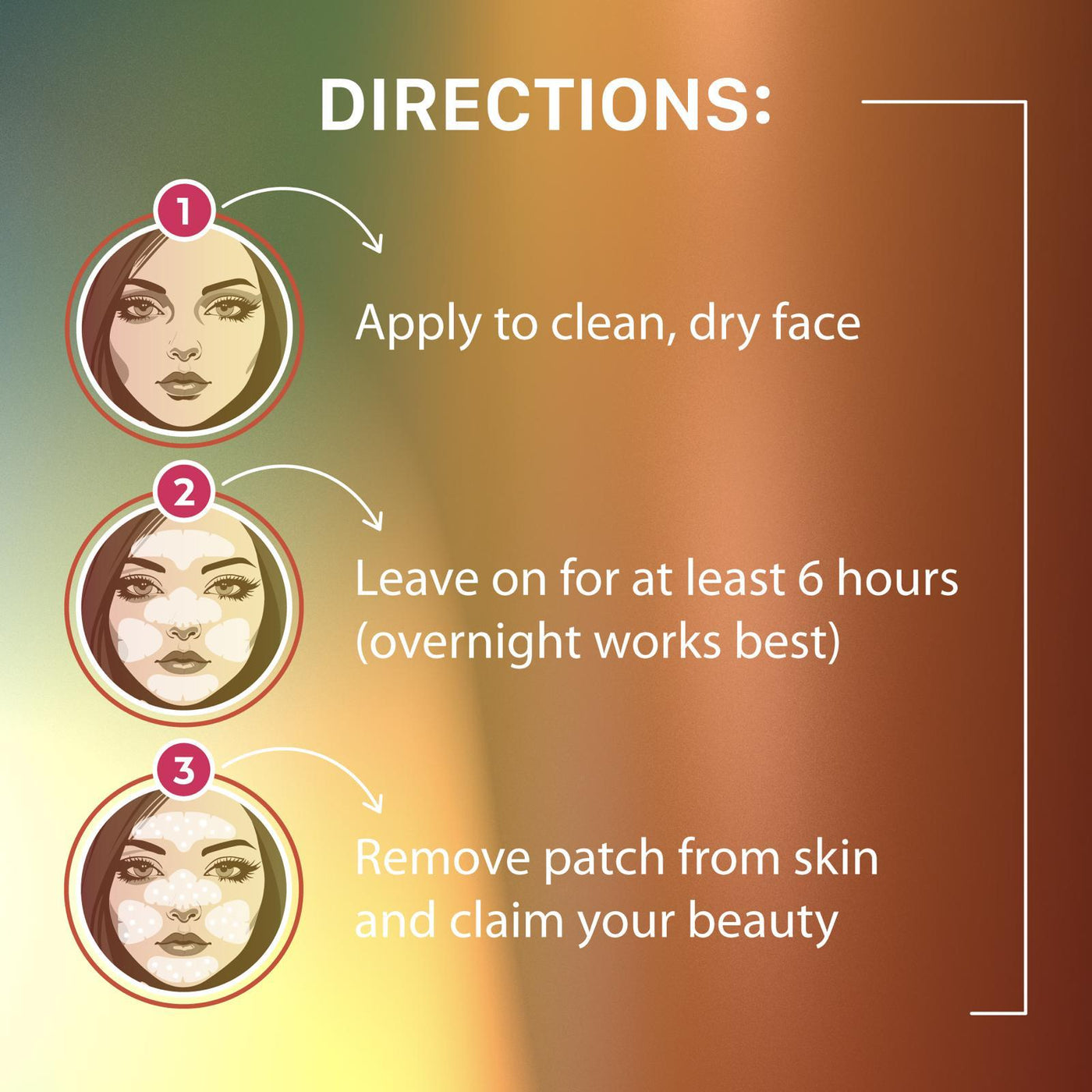 JHydrocolloid Full-Face Pimple Patch – Acne & Blemish Treatment for Sensitive Skin, Nose, Forehead, Chin & Cheeks