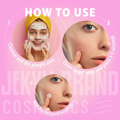 JHydrocolloid Full-Face Pimple Patch – Acne & Blemish Treatment for Sensitive Skin, Nose, Forehead, Chin & Cheeks